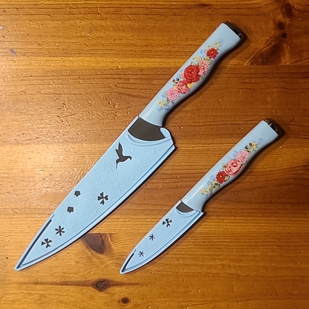 Pioneer Woman Chef & Paring Knife Set